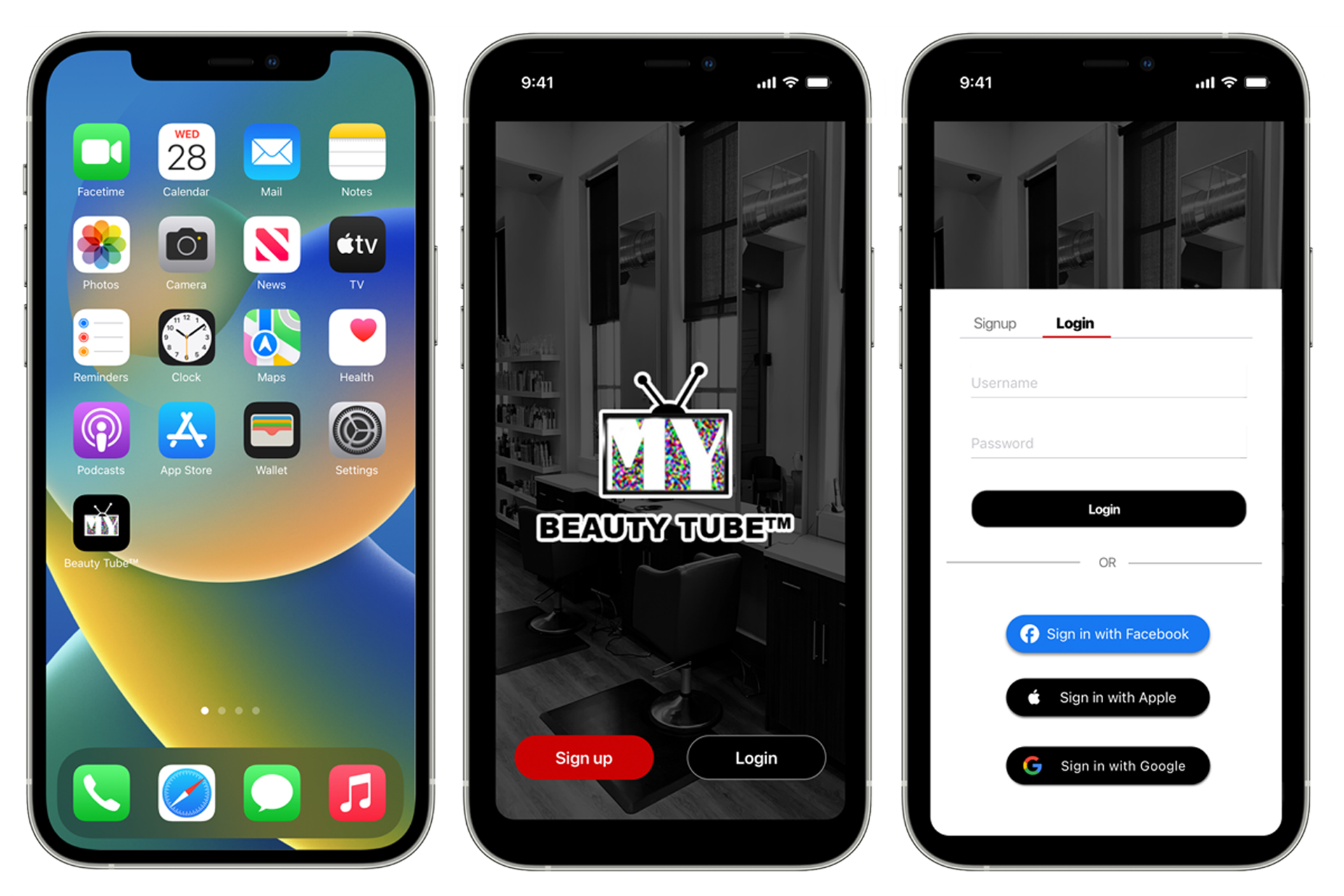 My Beauty Tube™ App UX 